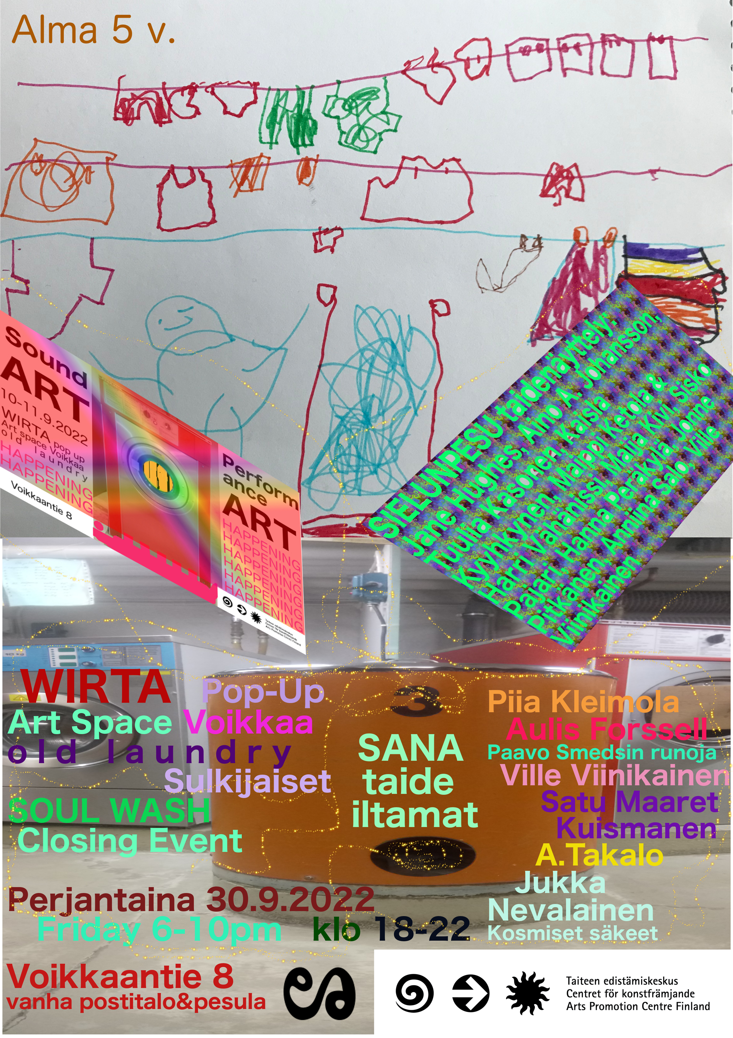 WirtaPopUpArtSpaceSOULWASHSanataideJulkkaVoikkaa2022